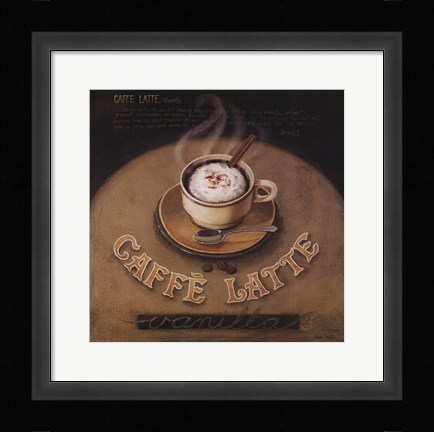 Framed Cafe-Latte Print