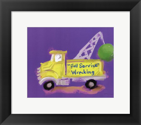 Framed Full Service Wrecking Print