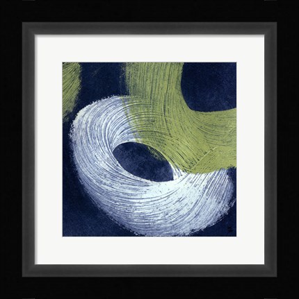 Framed Blue Revolution IV Print