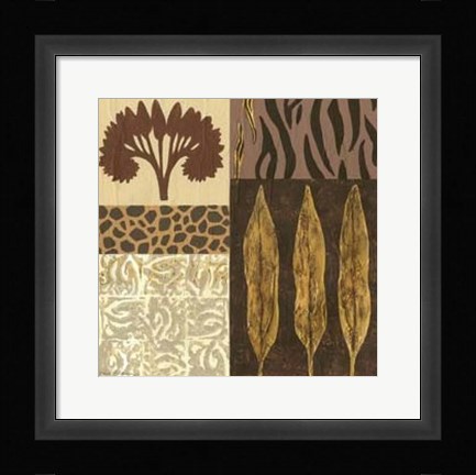 Framed Sophisticated Safari I Print