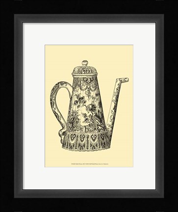 Framed Delft Pottery III Print