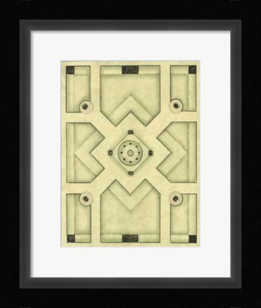 Framed South View Terrace Print