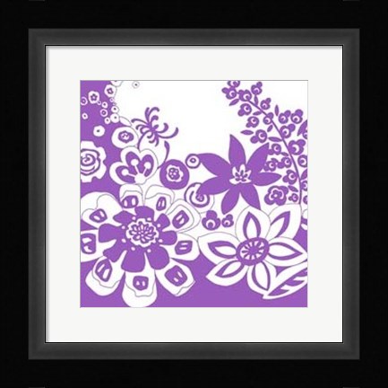 Framed Vibrant Tokyo Garden VII Print