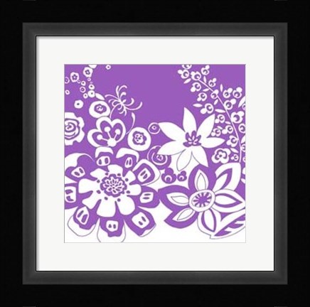 Framed Vibrant Tokyo Garden VIII Print