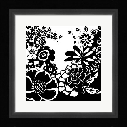 Framed Tokyo Garden I Print
