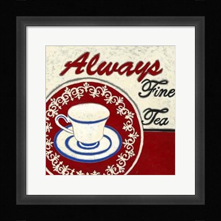 Framed Fine Tea Print