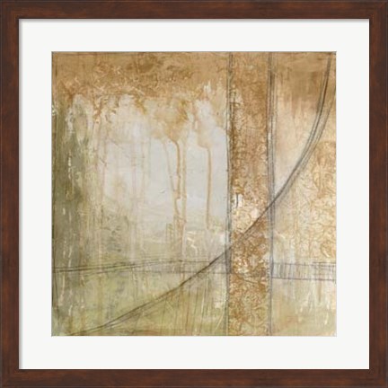 Framed Iron and Lace III Print