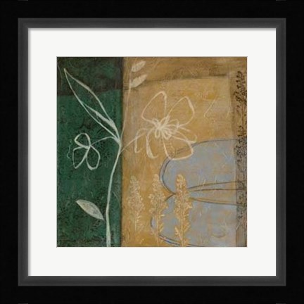 Framed Pressed Wildflowers III Print