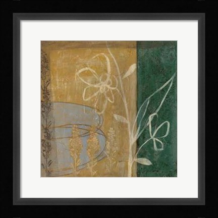 Framed Pressed Wildflowers IV Print