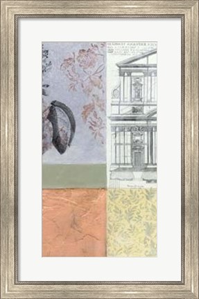 Framed Neo Victorian Collage IV Print