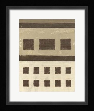 Framed Quadrate I Print