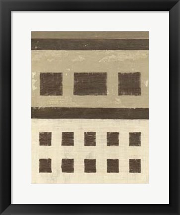 Framed Quadrate I Print