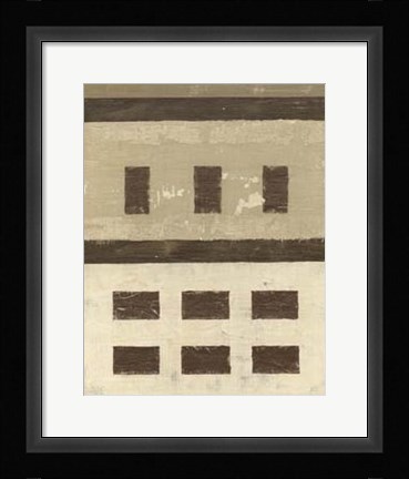 Framed Quadrate II Print