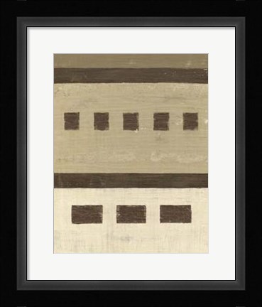 Framed Quadrate III Print