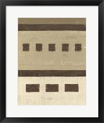 Framed Quadrate III Print