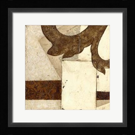 Framed Vintage Romance III Print