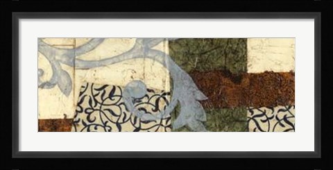 Framed Quilted Scroll III Print