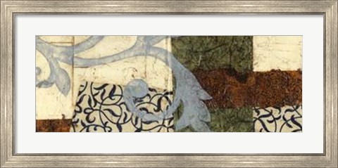 Framed Quilted Scroll III Print