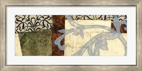 Framed Quilted Scroll IV Print