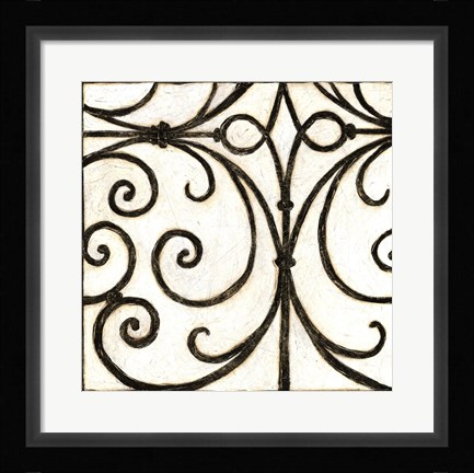 Framed Iron Gate III Print