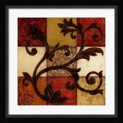 Framed Spiced Filigree Print