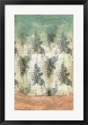 Framed Antique Baroque I Print
