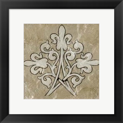 Framed Renaissance Composition IX Print