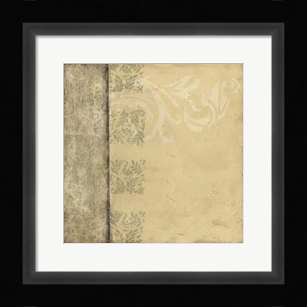 Framed Ornamental Element I Print