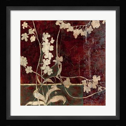 Framed Garden Whimsy II Print