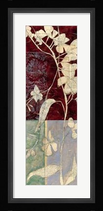 Framed Garden Whimsy V Print