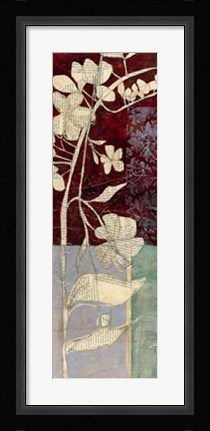 Framed Garden Whimsy VI Print