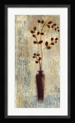 Framed Eccentric Botanical I Print