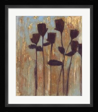 Framed Rustic Blooms I Print