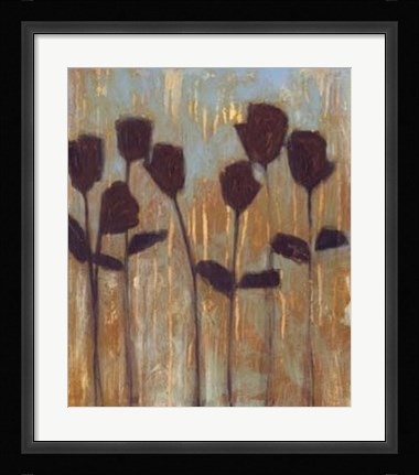 Framed Rustic Blooms II Print