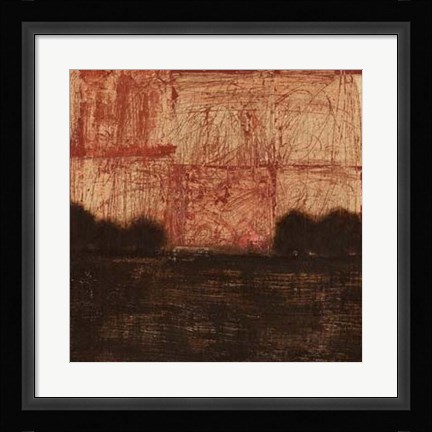 Framed Weathered Landscape II Print