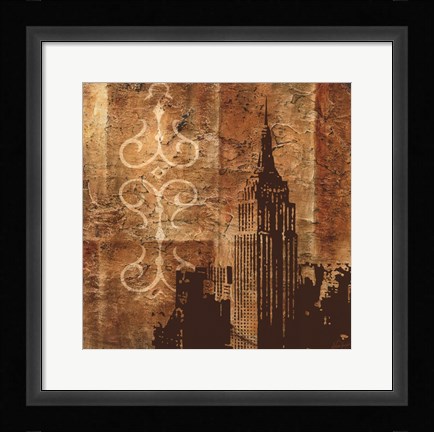 Framed Urban Icon III Print