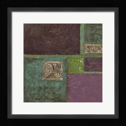 Framed Abstract Details II Print