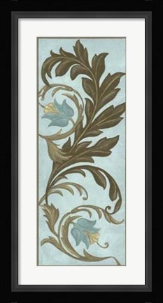 Framed Encircled Blooms I Print