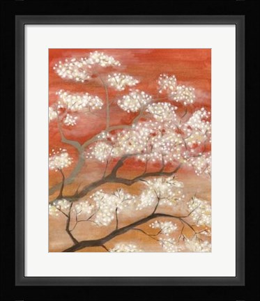 Framed Mandarin Mist II Print