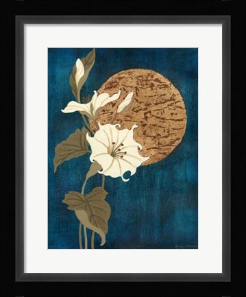 Framed Moonlit Blossoms II Print