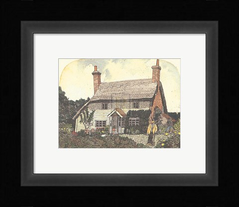 Framed Shelley's Cottage Print