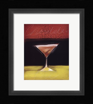 Framed Chocolate Martini Print