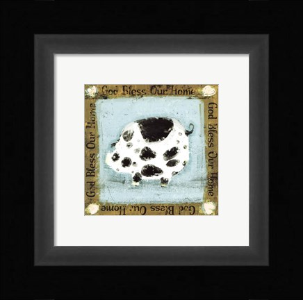 Framed God Bless Our Home Print