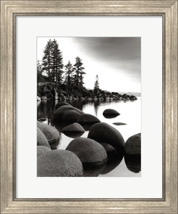 Framed Sand Harbor I Print