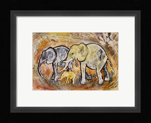 Framed Happy Family Print