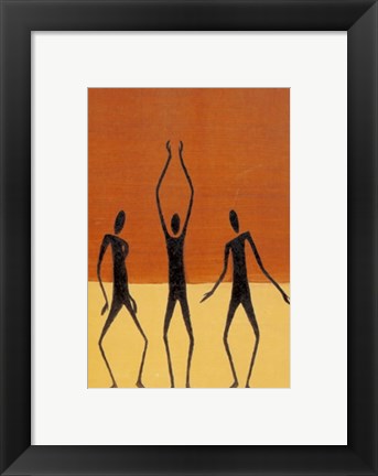 Framed Dancing At Dawn Print