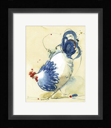 Framed Mr Rooster Print