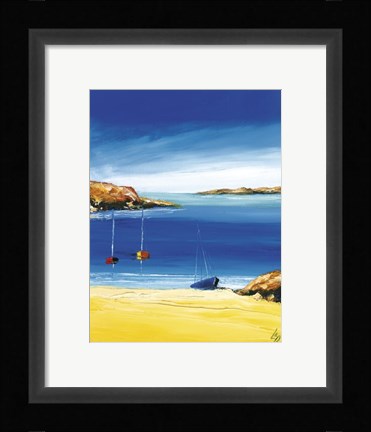 Framed Three Boats Print