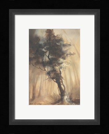 Framed Woodland Sentinel Print
