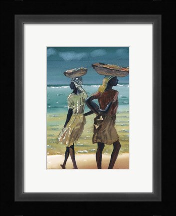 Framed Fishermen's Wives Print